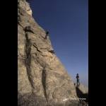 Rocca Sbarua - la via d'arrampicata